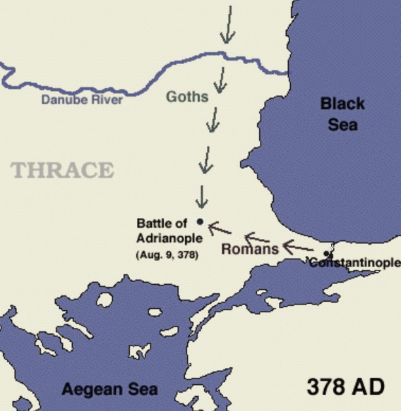 The Battle of Adrianople (378 CE)