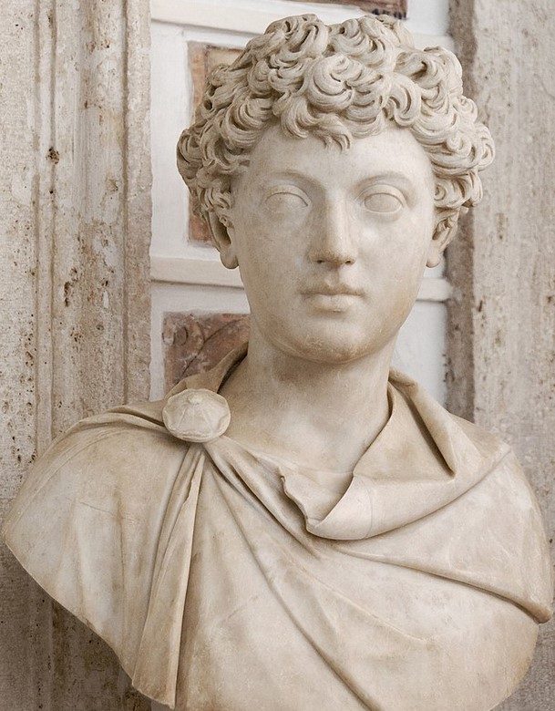 A bust of Marcus Aurelius as a boy, 140 CE. From Albani Collection - Capitoline Museum, Rome