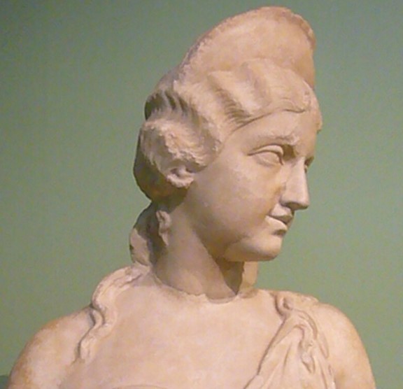 Bust of Annia Aurelia Galeria Lucilla or Lucilla, daughter of Marcus Aurelius, wife of her father's co-ruler and adoptive brother Lucius Verus and an elder sister to later emperor Commodus. Commodus ordered Lucilla's execution after a failed assassination and coup attempt when she was about 33 years old. The bust came from the excavations for the Quirinale tunnel carried out in 1901 -  Centrale Montemartini, Rome.