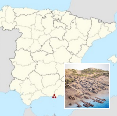 Location of Abdera in Spain