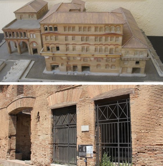 Model of Insula (House of Diana, 1st century CE), Ancient Ostia, Rome