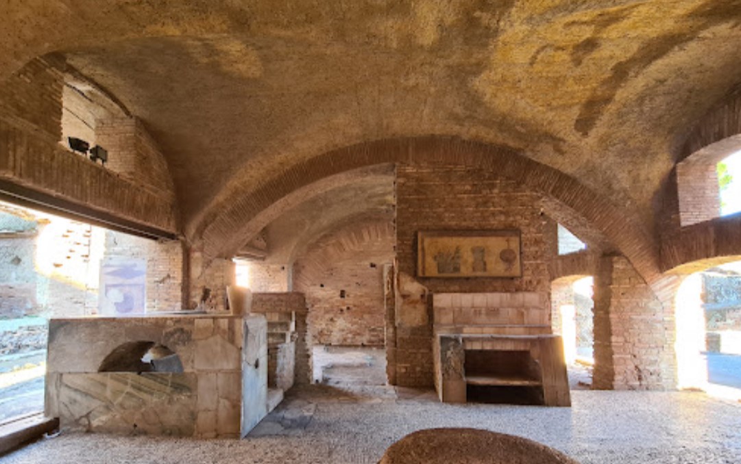 A thermopolium where it was possible to purchase ready-to-eat food, Ancient Ostia, Rome