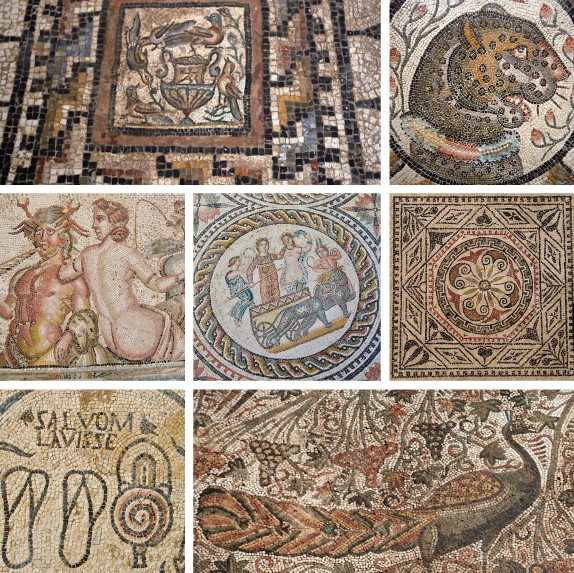 Some mosaics in Ancient Sabratha