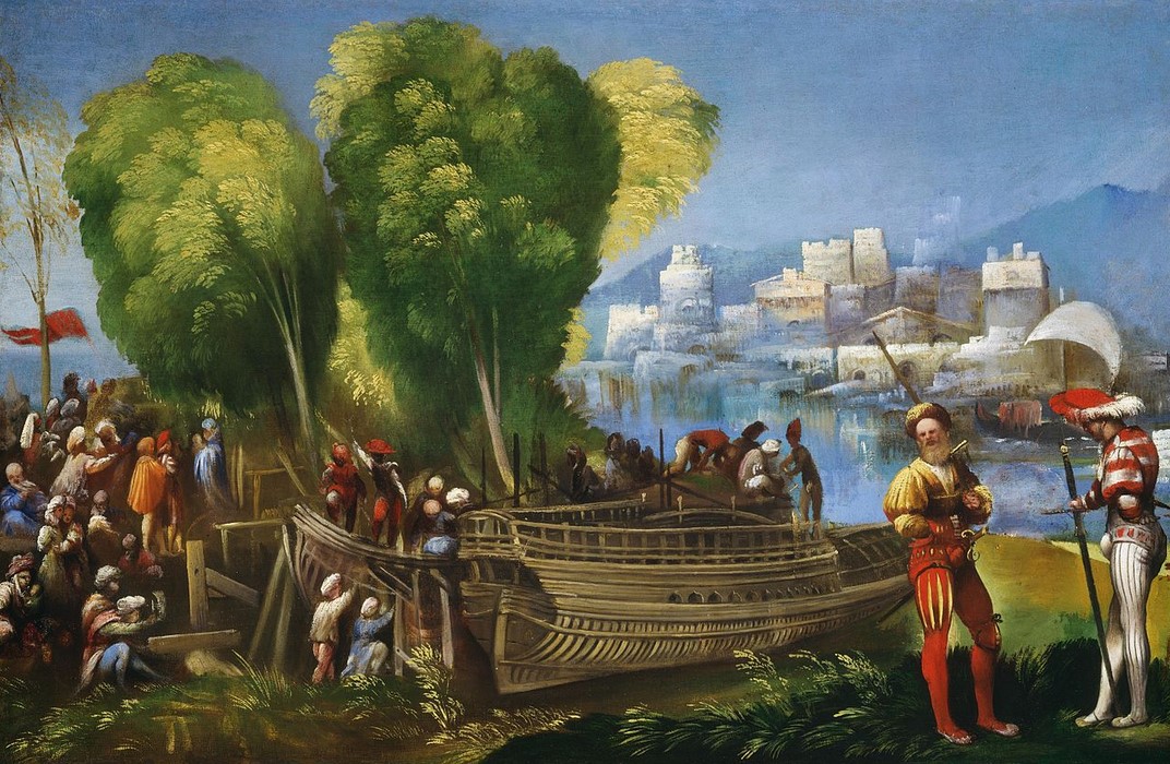Aeneas and Achates on the Libyan Coast (c. 1520) by Dosso Dossi at National Gallery of Art, Washington, D.C.