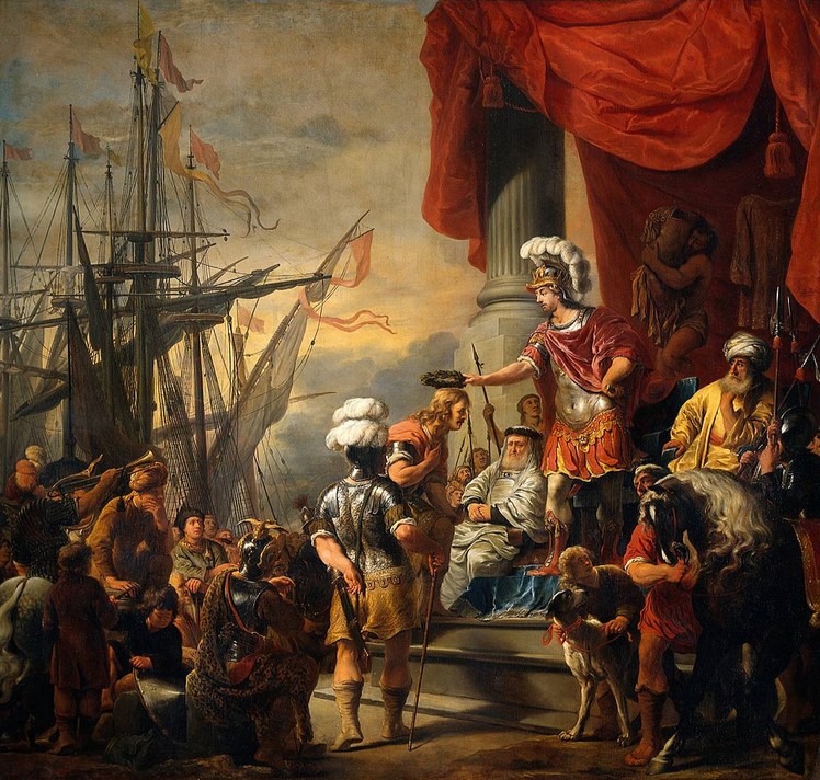 Aeneas at the Court of Latinus (1661) by Ferdinand Bol