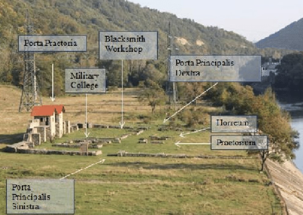 Elements of Arutela Roman Castrum to be digitally modeled