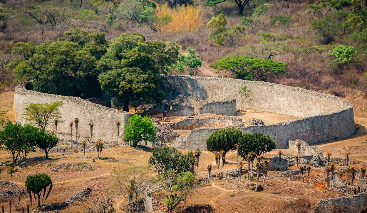 The Great Zimbabwe ruins.