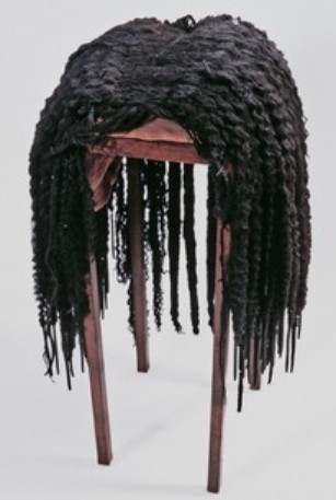 Merit’s wig. An exceptional artifact that belonged to Merit is her wig, made with real locks of hair that were sewn together and braided. The hair is parted in the middle and curled into ringlets that end with braids on either side of the face and on the back of the neck. This type of hairdo was often decorated with flowers and diadems, which were very fashionable in the mid-18th dynasty, as can be seen in the paintings and statues of the period. - The Egyptian Museum in Turin, Italy.