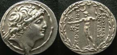 An Attic weight tetradrachm of Antiochus VIII
