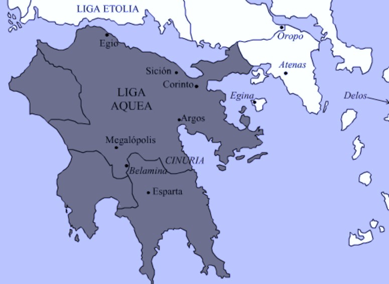 Achaean League in 150 BC