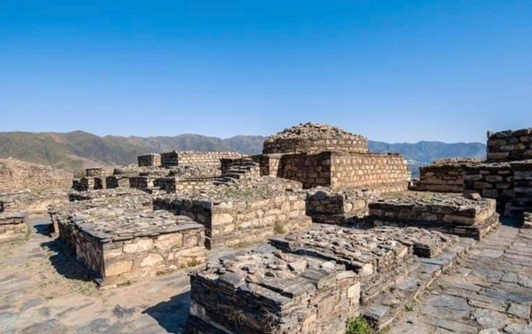 Nimogram Stupa, Famous and important Buddhist Site of Nemogram, Swat.